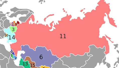 ما هي دول الاتحاد السوفيتي